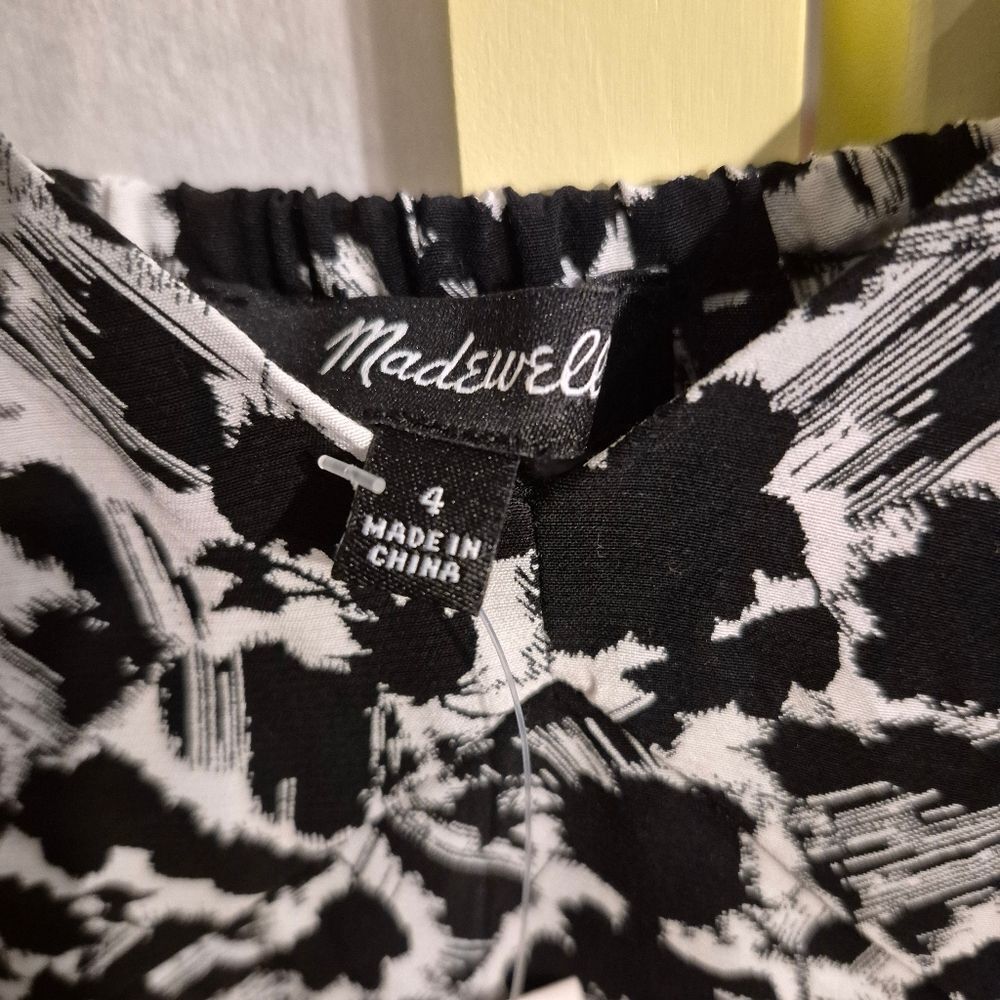 Madewell V Neck Floral Cami Tank Top Size 4 Nwt - Picture 5 of 6